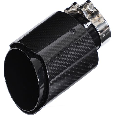 Embout d'échappement universel pour voiture - Accessoires de personnalisation automobile - Entrée 63 mm, sortie 101 mm (1/5)