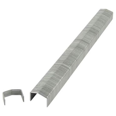 Lot de 5 000 agrafes galvanisées pour marteau perforateur 6,3 mm x 2,2 cm x calibre 18