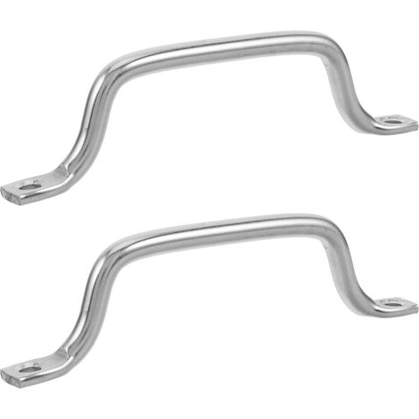 massive Edelstahlgriffe 140 mm Lochabstand für sicheren Halt