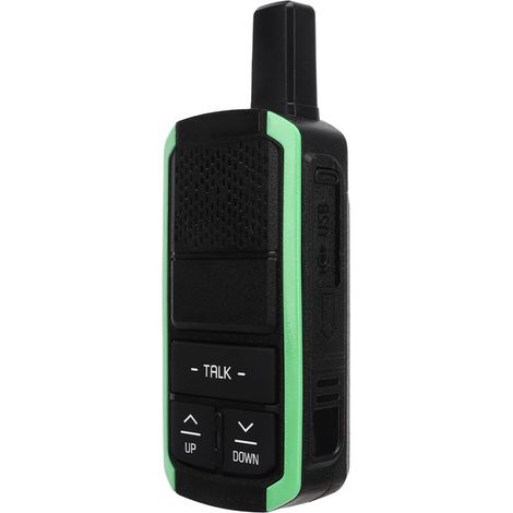 Talkie-walkie sans fil 3W 400-470MHz, radio bidirectionnelle rechargeable, idéal pour restaurants, centres commerciaux, hôtels et services de sécurité (prise UE). (1/5)