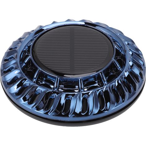 Diffuseur de parfum solaire automatique rotatif pour voiture, machine d'aromathérapie décorative pour la maison et le bureau, bleu encre (1/5)