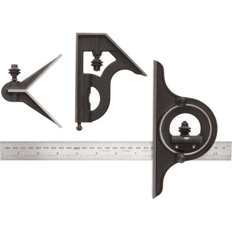9 Me-300 quadratische Gusseisen-Winkelmesserköpfe, zentriert und nicht umkehrbar mit Standard-Schneidklingensatz, raues schwarzes Finish, 300 mm Größe