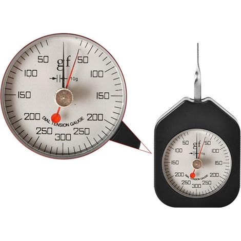 Jauge de force numérique Type de compteur de pression de tension portable Force analogique 30G 50G 100G 150G 300G 500G Tensiomètre à double pointeur Dynamomètre de haute précision à pression ( Color : (1/5)