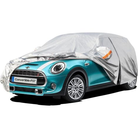 Autoabdeckung wasserdicht atmungsaktiv für Mini Convertible F57 (2016-2022) Silber (1/5)