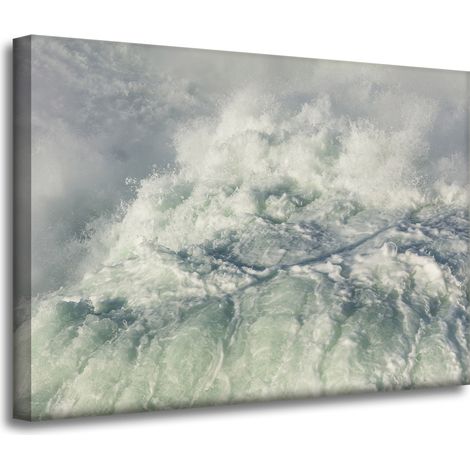 Leinwanddruck Naturmotiv: Tosender Wasserfall, 70 x 50 cm
