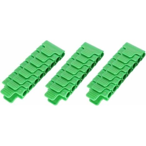 Filiyano-Colliers de serrage pour serre, lot de 24 colliers en plastique, accessoires de jardinage pour serre pour tuyaux de 11 mm (1/5)
