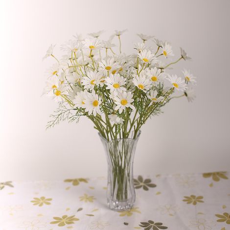 Composition de marguerites artificielles, de gerberas artificiels et de camomilles-AquaForge (1/2)