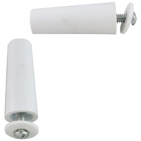 Tope Persiana Con Tornillo Blister 2 Blanco 60 Mm - NEOFERR - Ph1040..