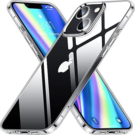 FUNDA PARA APPLE IPHONE 13 MINI DE 5.4" DE SILICONA TRANSPARENTE QUE NO AMARILLEA A2481 (1/5)