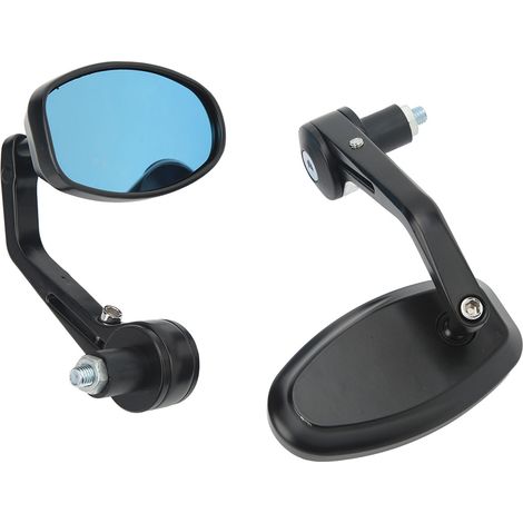 Rétroviseurs Moto Universels 7/8 Pouces, Paire de Rétroviseurs Extérieurs pour Guidon, Remplacement Compatible Suzuki GSF1250 GSF600 (1/5)