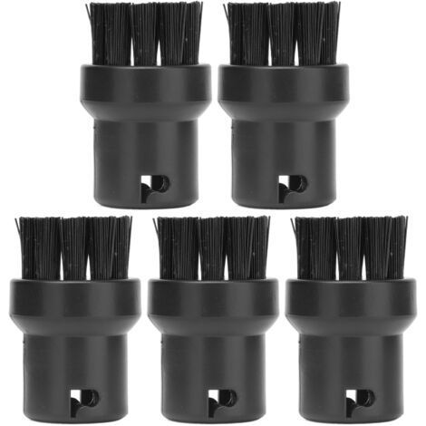 Set mit 5 schwarzen Ersatzbürsten für Kärcher SC1 SC2 SC3 SC4 SC5 Dampfreiniger (1/5)