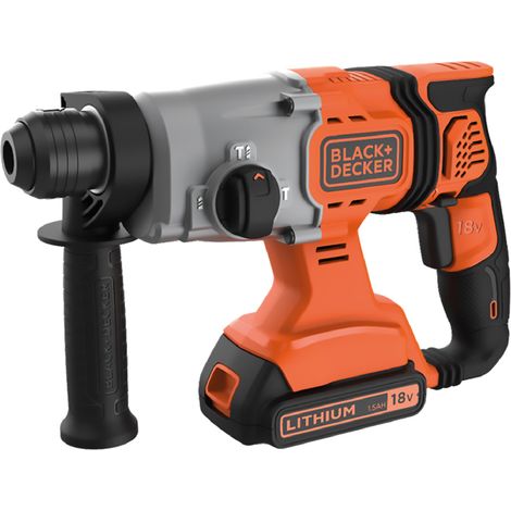 MARTELLO TASSELLATORE/SCALPELLATORE A BATTERIA 'BCD900E2K-QW' 18V - 2,5 Ah Litio  - BLACK DECKER