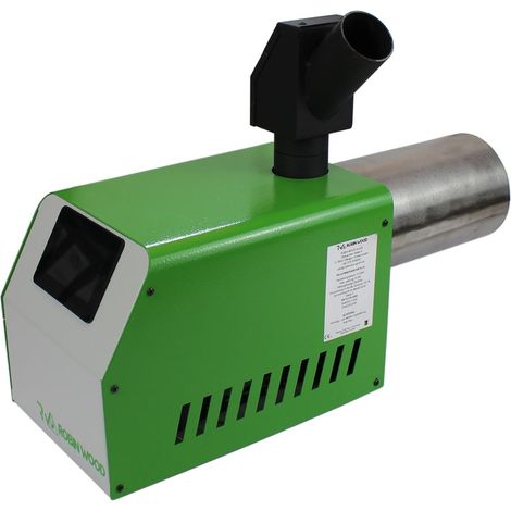 Pelletbrenner RW 8–35 kW mit LCD-Display und Pelletförderschnecke (1/5)