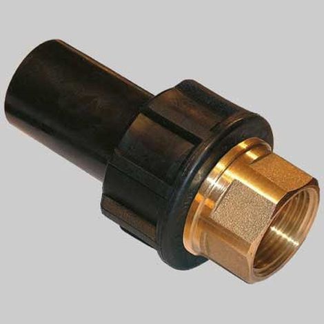 GIUNTO DI TRANSIZIONE OTTONE-PE FILETTATO FEMMINA - 2" x 63