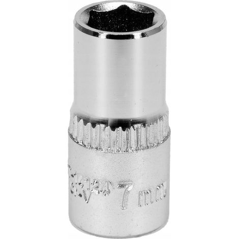 Douille hexagonale CV courte 7 mm 1/4" (12) Yato (1/3)