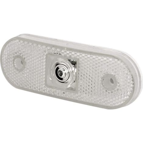 Faro di posizione a LED, rettangolare, 12/24V trasparente, a vite Waś 1400690530 (1/4)