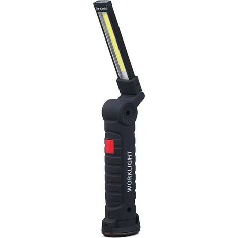 Lampe de travail à LED avec base magnétique, 5 modes d'éclairage, USB (1/4)