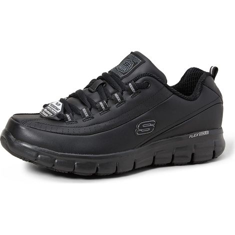 Skechers Sure Track - Trickel-76550ec, Scarpe di sicurezza Donna, Nero, 40 EU