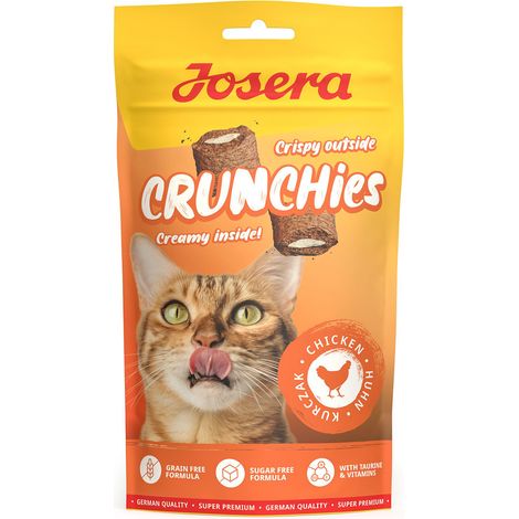 Josera Crunchies de Pollo - Snacks Crujientes con Carne de Pollo - 60 g