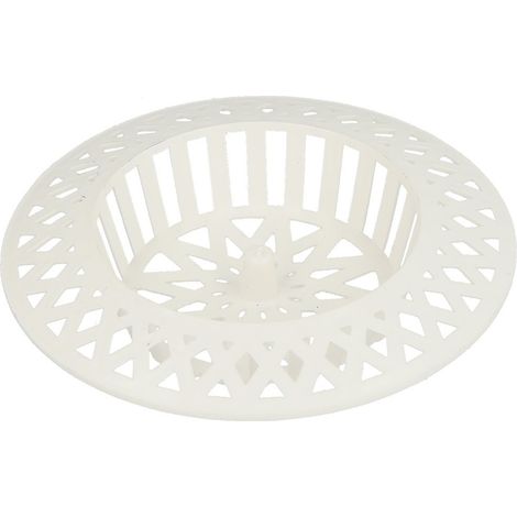 Tamis d’évacuation en plastique diamètre 60 mm blanc