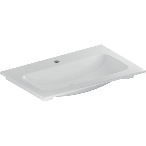 Geberit iCon Möbelwaschtisch, 1 Hahnloch, ohne Überlauf, 750 × (1/5)