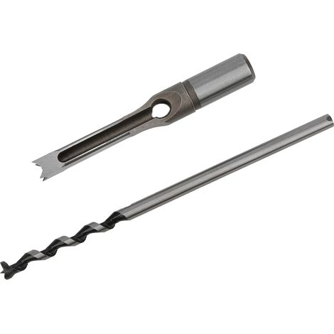 Jeu de 4 forets carrés pour le travail du bois, à billes, en acier, 11-12,7 mm (1/5)