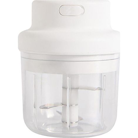 mixeur électrique sans fil, machine à ail rechargeable par USB, pour la cuisine, mélange d'ingrédients et de nourriture. (1/5)