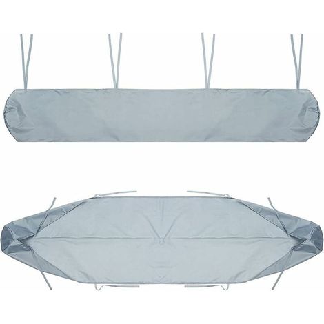 Borsa protettiva per tenda da sole, copertura protettiva antipolvere per tenda da sole da 4 m Copertura grigia per tenda da sole per patio, protezione impermeabile in inverno (1/4)