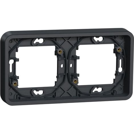 Telaio 2 posti orizzontale da incasso IP55 IK08 antracite Schneider - MUR34101