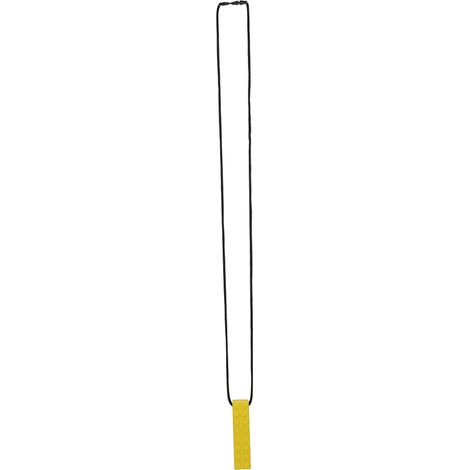Blocs de Construction en Silicone pour Bébé - Collier de Dentition et Anneau à Mâcher Jaune (1/5)