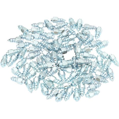 GARRYFIZH Pneus à vis à neige antidérapants et antichute, 100 pièces, adaptés aux voitures, motos et vélos, nouveauté 2019