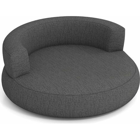 Aufblasbares Lounge-Sofa mit abnehmbarem Bezug, Grau