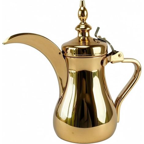 Orientalische Kaffeemaschine, für Herdplatten geeignet, 1300 ml, Gold (1/5)