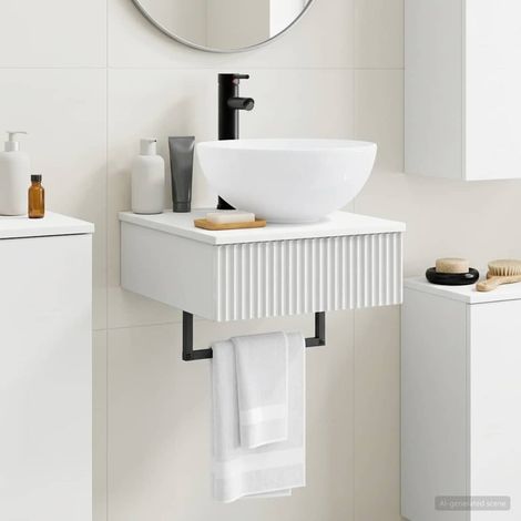 Lavabo de Lavado Montado en la Pared Brillante