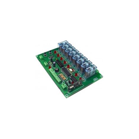 Receptor RF 8Canales Mono/Biestable 12V G3