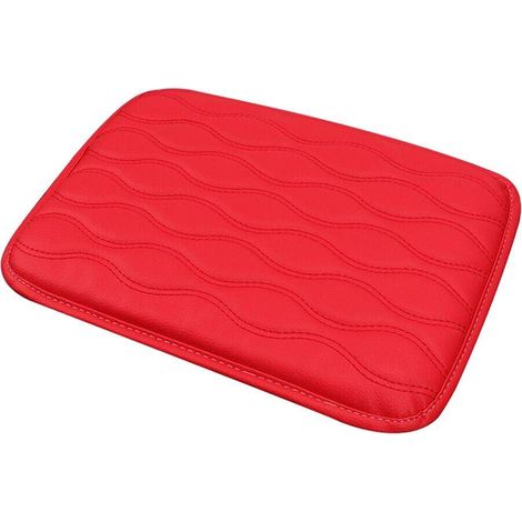 Housse de coussin d'accoudoir de voiture, boîte de rangement centrale, tapis de coussin en cuir PU, accessoires (1/5)