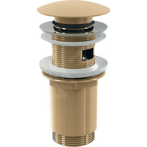 Alca - Sortie de lavabo, ClickClack, or brillant A392-G-P (1/3)