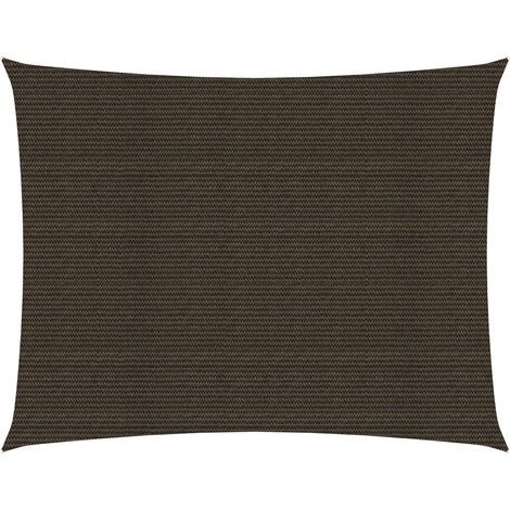 Voile d'ombrage Voile de parasol - 160 g/m² Marron 2x3 m PEHD BV866553 - BonneVie (1/5)