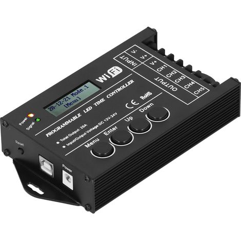 Contrôleur de lumière LED multifonctionnel WiFi programmable avec minuterie (1/5)