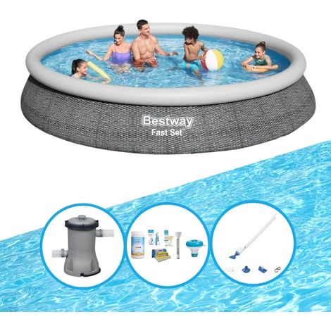 Bestway Bestway Fast Set Ronde - 457x84 cm - 4-pièces S22679 (1/5)