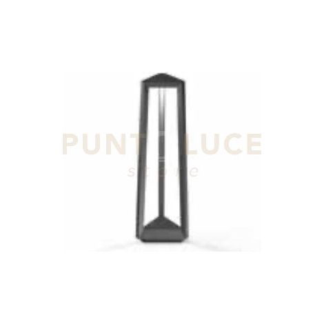 PALETTO LUCIFER PICCOLO DA ESTERNO LED 4000K 780LM 12W IP65 ANTRACITE H.56,6CM
