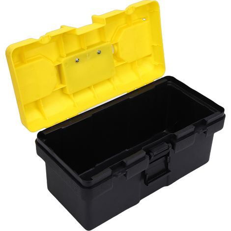 Boîte à outils de 13 pouces, organisateur sécurisé avec plateau amovible et poignée pour Garage domestique (1/5)