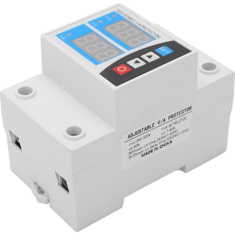 Über-/Unterspannungsschutzrelais 240 V–300 V, 40 A, Digitalanzeige, Sicherheitsvorrichtung mit automatischer Rückstellung (1/5)