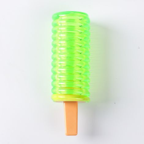 Hundespielzeug aus TPR – Grüner, zylindrischer, bissfester Stick mit Geräuschfunktion zur Zahnreinigung und Erfrischung, lustiges Zubehör für Welpen und kleine Hunde (1 Stück)-lsw (1/2)