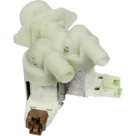 Ersatzteil - 2-Wege-Magnetventil - - ESSENTIEL B, BELLAVITA, FAR, LISTO, ELECTROLUX, ZANKER, AEG, REX, JUNO, DOMEOS, IKEA, SELECLINE, GENERISS, HIGH ONE HIG, WHIRLPOOL, FAURE, AYA, PHILCO, HORN, ARTH