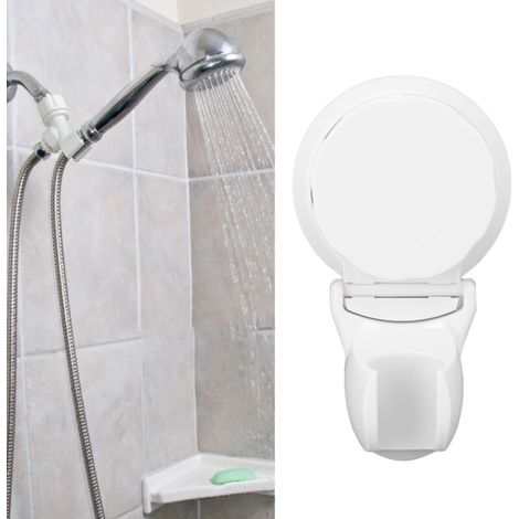 Support de pomme de douche, Support fixe, ventouse amovible, Support de pomme de douche pour salle de bain (1/4)