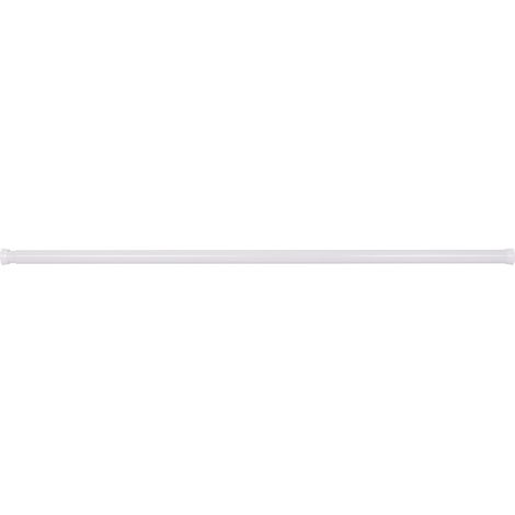 Barre droite blanc extensible - 1000 à 1800 mm - diamètre 28 mm - Bossini