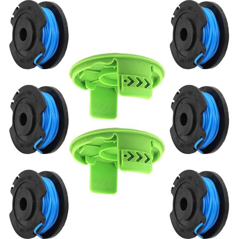 Lntyq 3411546A-6 Spulenkappe für Freischneider von Green-works, 24 V, Serie 15 Fuß 0,08 Zoll, kompatibel mit Green-works G24LT (1/5)