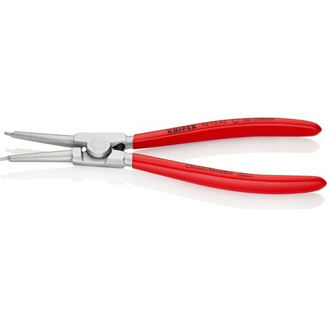 KNIPEX 46 13 A3 Pinza per anelli di sicurezza per anelli di sicurezza esterni su alberi rivestiti in resina sintetica cromata 210 mm