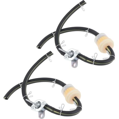 2pcs Conduite de Carburant 45cm Filtre à Carburant Robinet d'Essence de Moto Scooter (1/5)